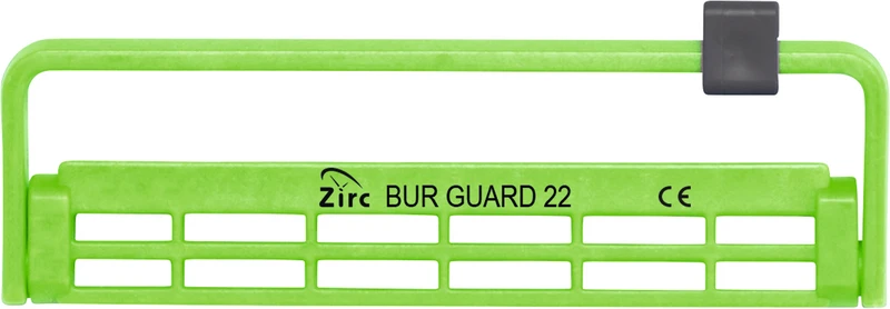 Steri-Bur Guards  Stück  für 22 Instrumente, neongrün, 12,4 x 3,9 x 1,1 cm