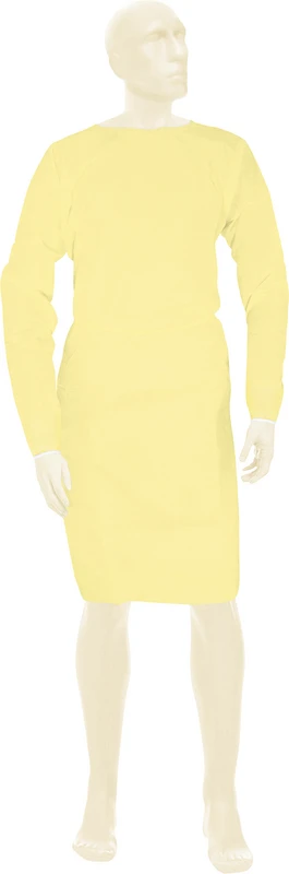 BeeSana® PP\PE-Kittel  Karton  10 x 10 Stück gelb, 136 x 136 cm