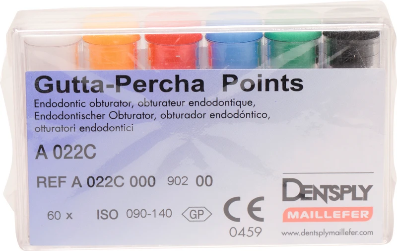 Guttapercha-Spitzen rosa  Sortiment  60 Stück rosa, Taper.02 ISO 090-140