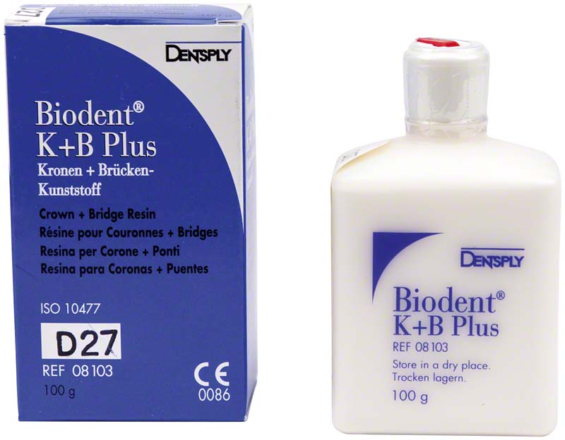 Biodent® K+B Plus Massen  Flasche  100 g Pulver dentin 39