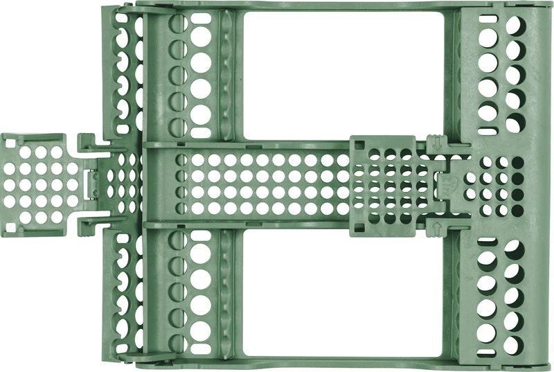 E-Z Jett Kassetten  Stück  20,2 x 17,9 x 3 cm, für 10 Instrumente hellgrün