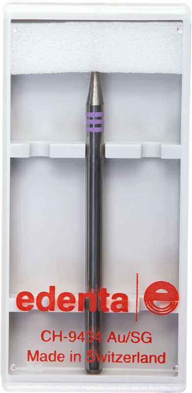 HM-Fräser Schliff 25  Stück  Spiralverzahnung, 3 x violett superfein, HP, Figur 196, 4 mm, ISO 008