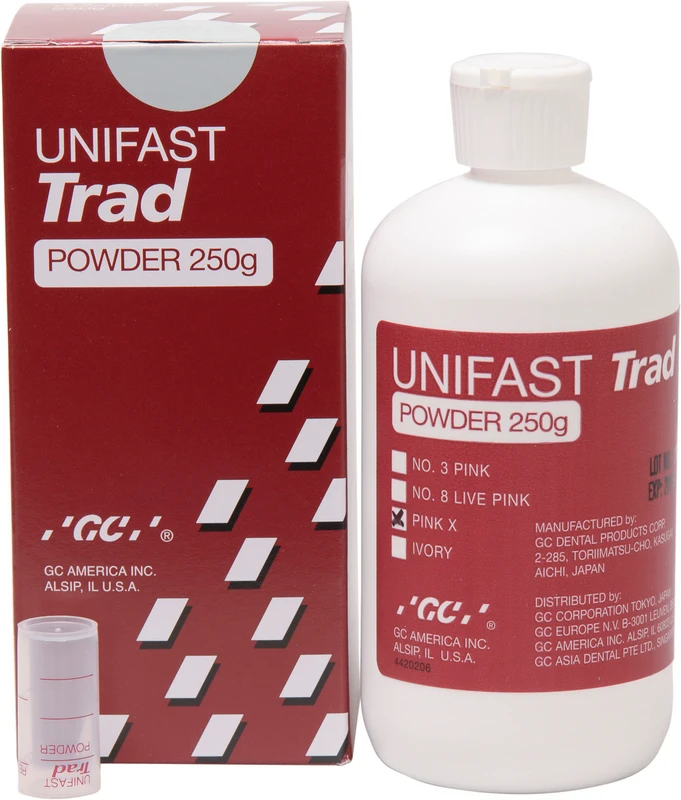 GC UNIFAST Trad  Packung  250 g Pulver pink X