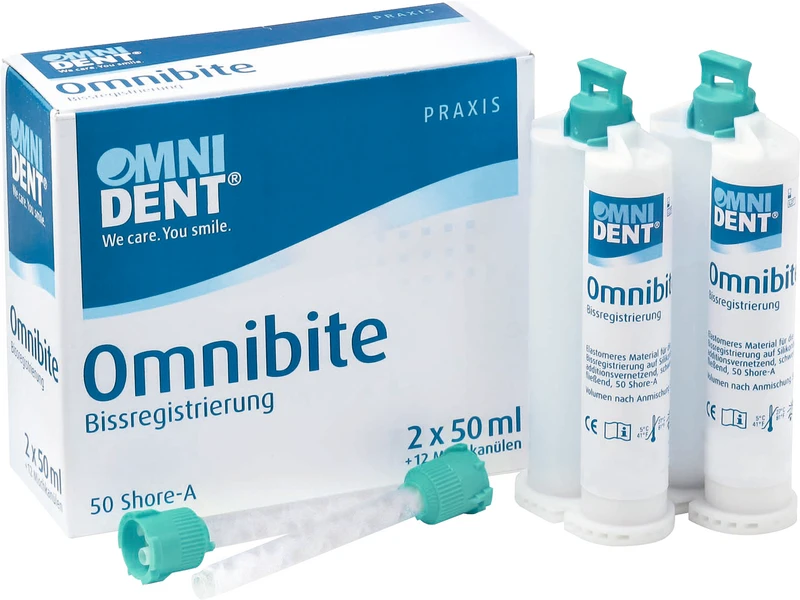 Omnibite  Packung  2 x 50 ml Doppelkartusche, 12 Mischkanülen