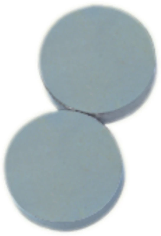 Magnet-System  Packung  10 Rundmagnete aus Hartferrit, axial magnetisiert