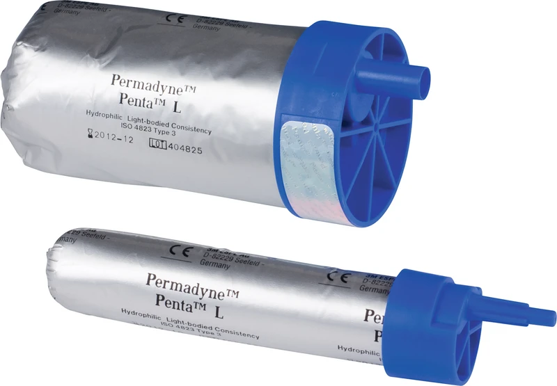 Permadyne  Refill Packung  4 x 50 ml Doppelkartusche, 20 Mischkanülen weiß, Garant 2:1