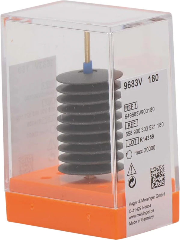 Universalpolierer 9683  Packung  10 Stück unmontiert, schwarz, Figur 303, 3,5 mm, ISO 180