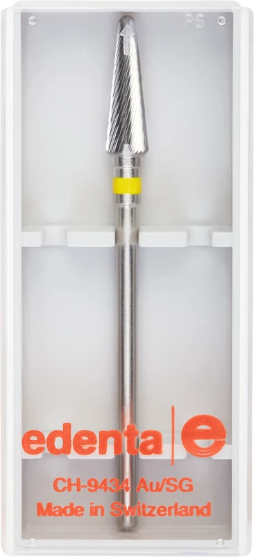 HM-Fräser Schliff 60  Stück  Einfachverzahnung, gelb superfein, HP, Figur 194, 14 mm, ISO 045