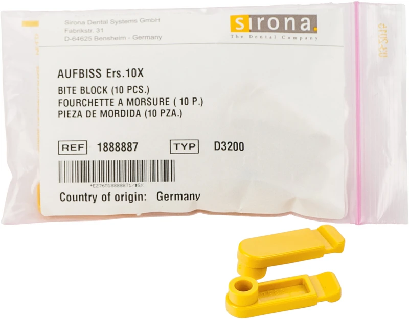 Aufbiss Ersatz  Packung  10 Stück gelb