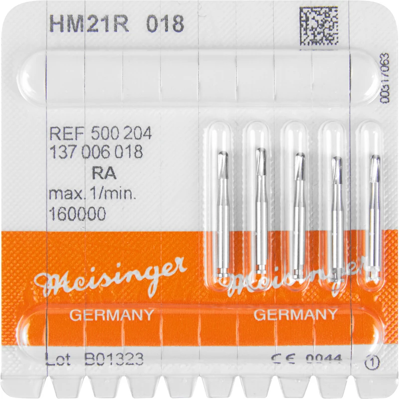 HM-Bohrer 21R  Packung  5 Stück RA, Figur 137 rund, 4,9 mm, ISO 018