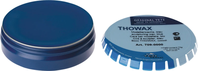 THOWAX Modellierwachs  Dose  70 g blau