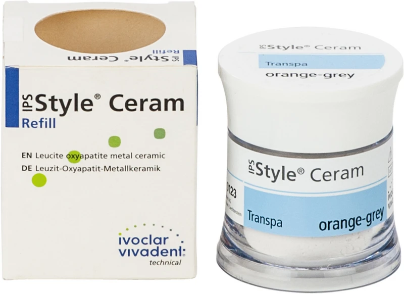 IPS Style® Ceram  Dose  20 g Pulver transparent orange-grey