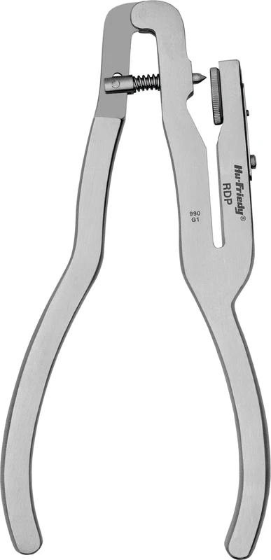 Kofferdam-Lochzange   Stück  16 cm mit auswechselbarem Schneidwerkzeug