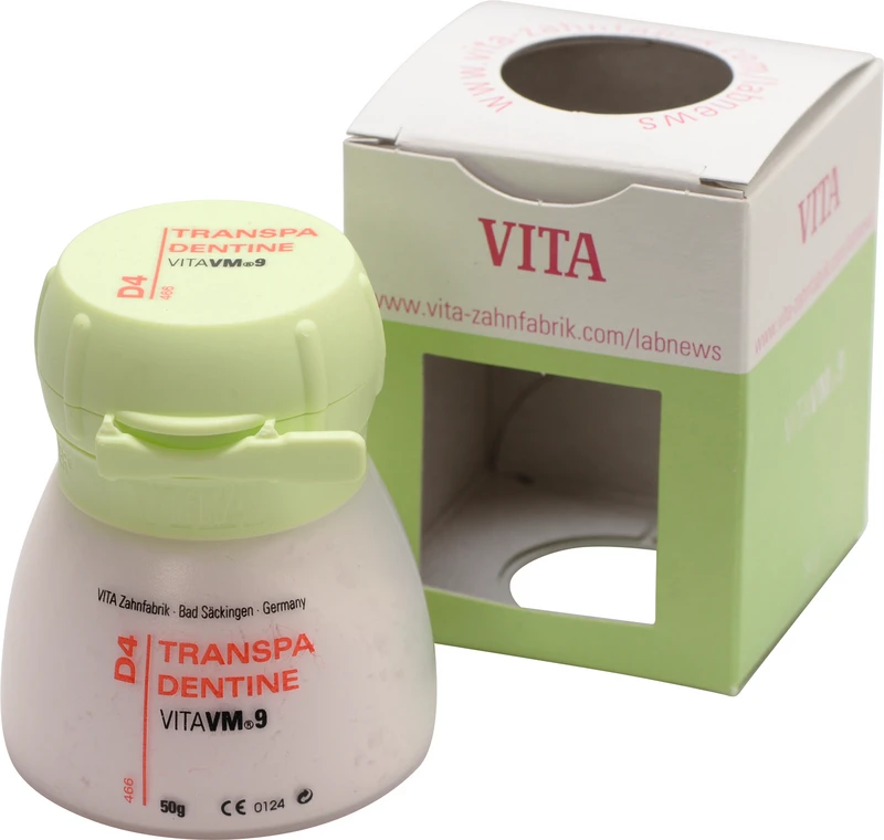 VITA VM® 9 classical A1-D4®  Dose  50 g Pulver transpa dentine D4
