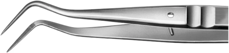 Zahnpinzette nach Meriam  Stück  150 mm, gerieft