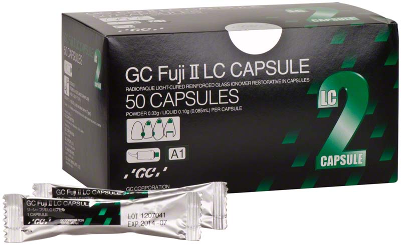 GC Fuji® II LC Capsule Improved  Packung  50 Kapseln A1