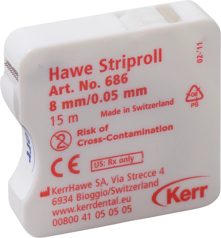 Striproll  Rolle  15 m Strip transparent, Breite 8 mm