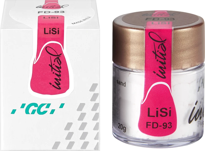 GC Initial LiSi  Dose  20 g Pulver fluo-dentin FD-93
