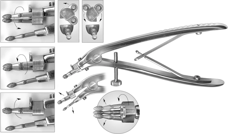 Teleskopzangen nach Müllerbader  Stück  HSL 2422-12