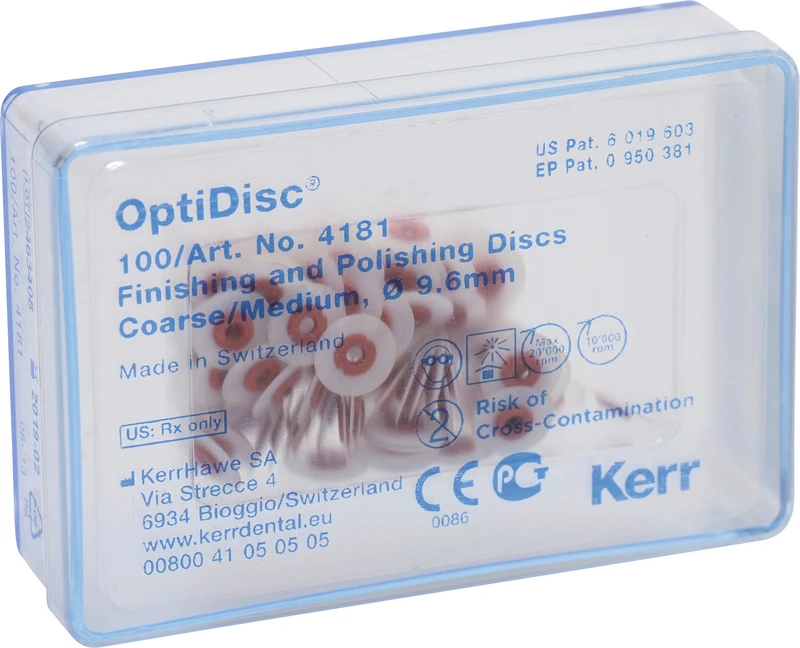 OptiDisc®  Nachfüllpackung  100 Stück unmontiert, hellbraun grob\mittel, Ø 9,6 m