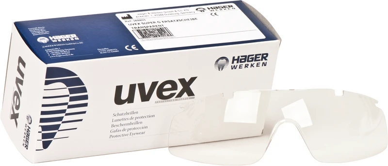 Hager iSpec® Super Lite Fit  Stück  Ersatzscheibe farblos, UV-Bereich 2-1,2