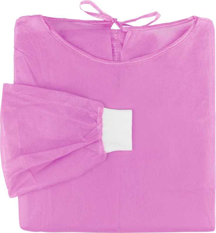 OP-Kittel Standard   Packung  50 Stück rosa, unsteril, 110 cm