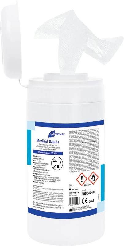 Medizid® Rapid+  Dose  150 Stück ca. 15 x 18 cm