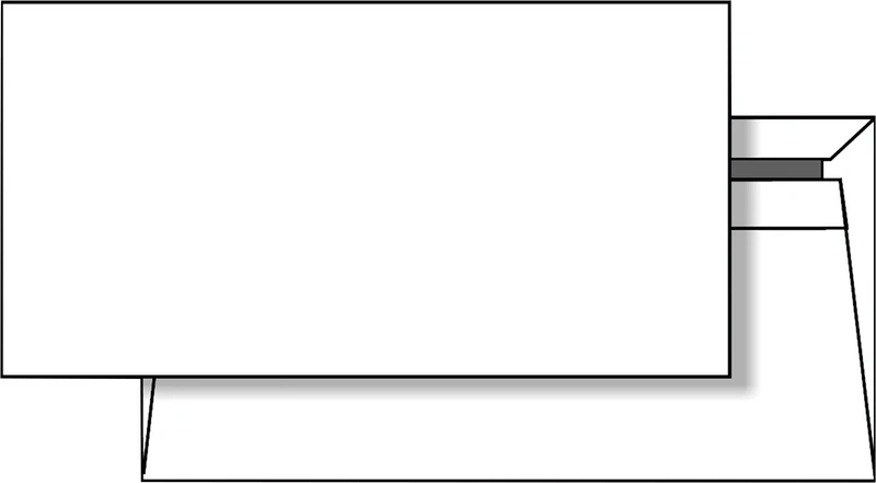 Briefhüllen  Packung  1000 Stück ohne Fenster, A4