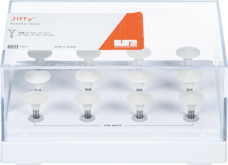 Jiffy Original Composite System  Packung  12 Stück weiß fein, RA, Figur Scheibe