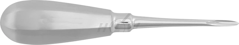 KKD® Wurzelheber Bein   Stück  gezahnt, 140 mm x 4 mm, Figur 5B