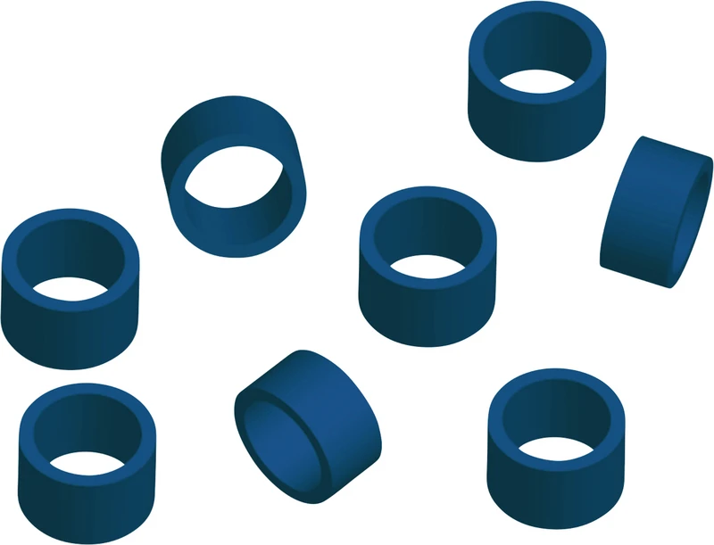 Codierringe  Packung  50 Stück blau