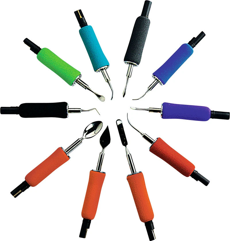 Ultra Waxer Heizspitze  Stück  PKT groß, blaugrün