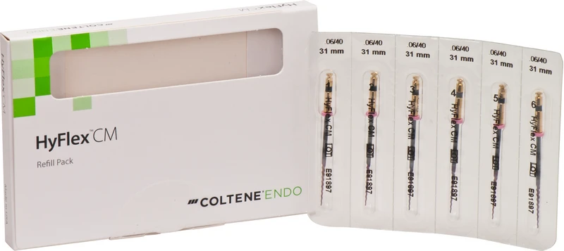 HyFlex® CM  Packung  6 Stück 31 mm, Taper.06 ISO 040