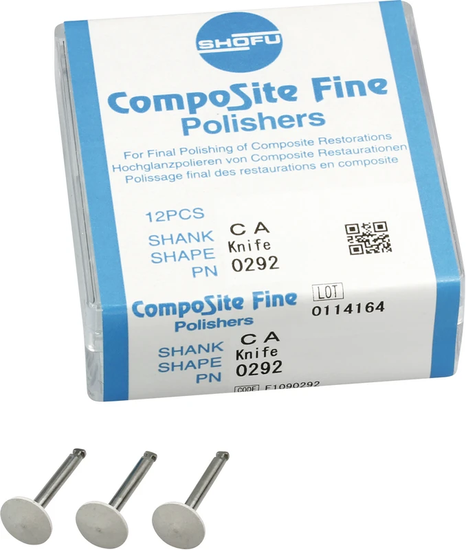 CompoSite  Packung  12 Stück weiß fein, RA, Figur Linse, ISO 090