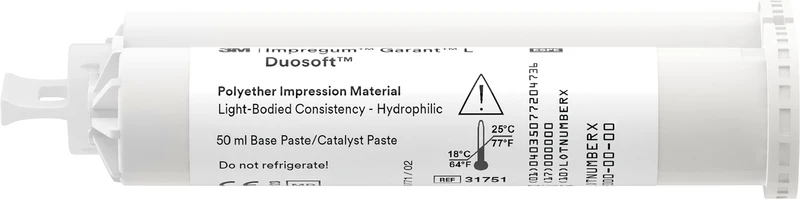 Impregum  Penta DuoSoft  Refill Packung  4 x 50 ml Doppelkartusche, 20 Mischkanülen weiß, Garant L DuoSoft