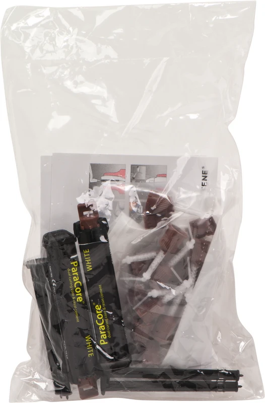 ParaCore®  Refill Packung  2 x 5 ml Spritze weiß, 20 Mixing Tips mit Oral Tips