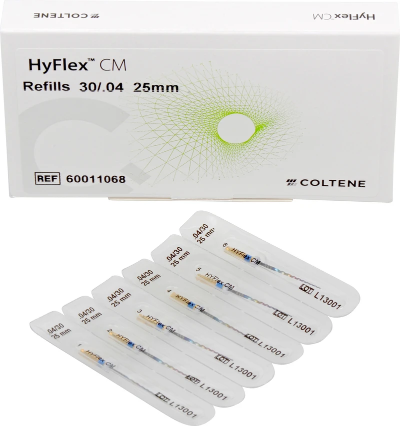 HyFlex® CM  Packung  6 Stück 25 mm, Taper.04 ISO 030