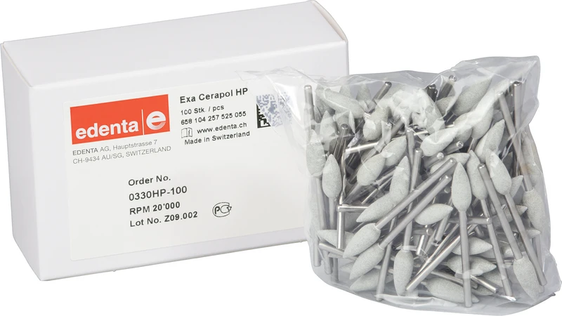 Exa Cerapol  Packung  100 Stück hellgrau, HP, Figur 257, 16,3 mm, ISO 055