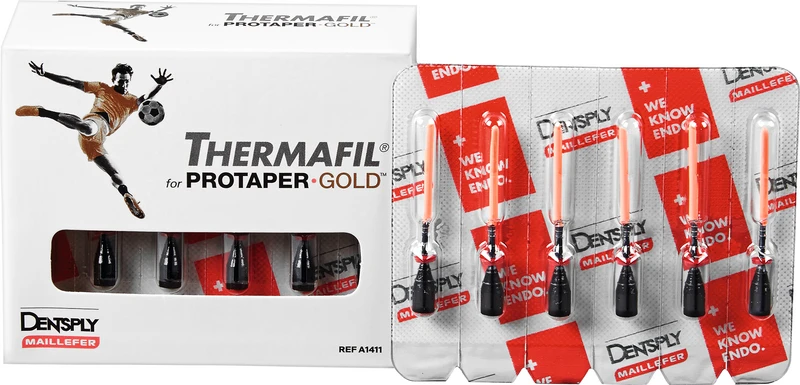 Thermafil ® for ProTaper Gold ®  Packung  5 x 6 Stück F4