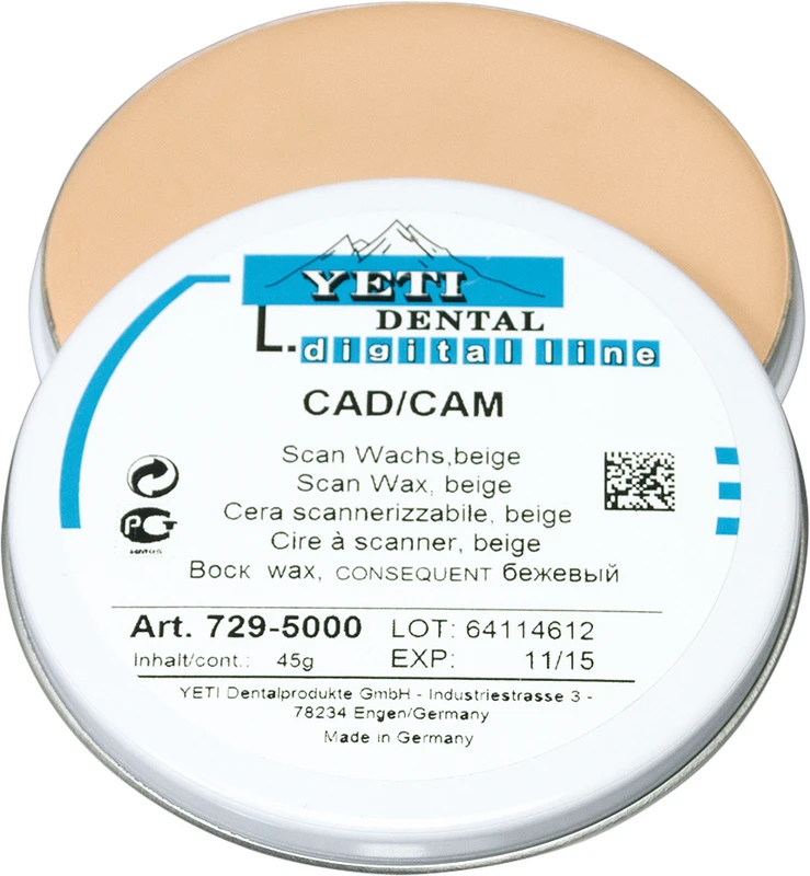 CAD\CAM Scan Wachs  Dose  45 g Wachs beige