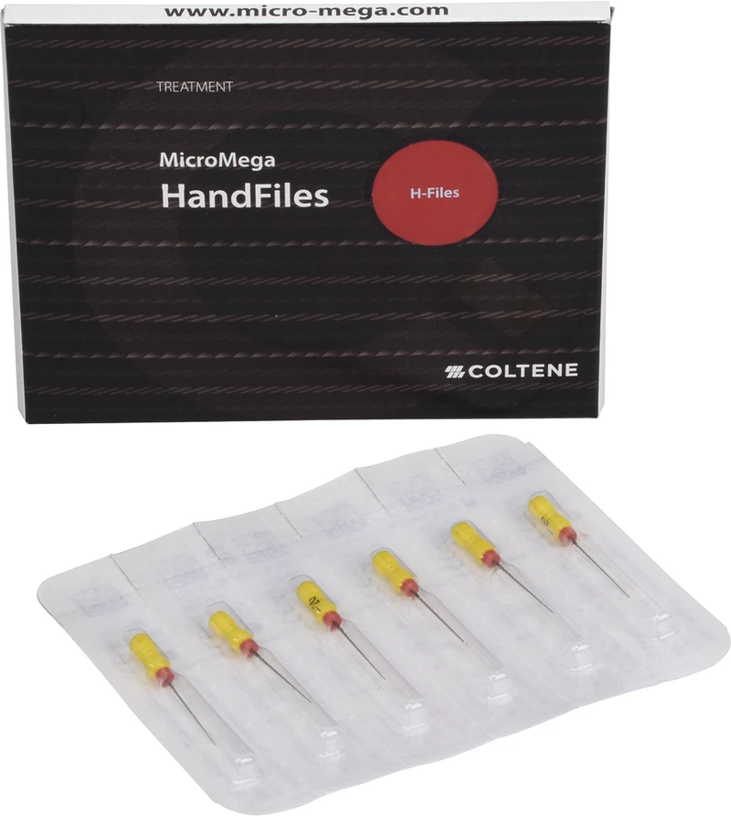 B6 H-Files  Packung  6 Stück 21 mm, ISO 020