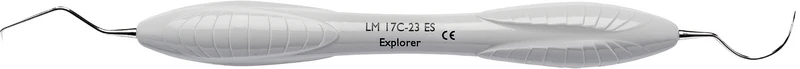 LM Sonden (Explorer)   Stück  Figur 17C\23, zentriert, grau, LM-ErgoSense® Griff