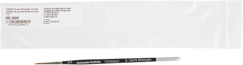 TOPDENT Pinsel Rotmarder Kolinsky  Stück  Nr. 00
