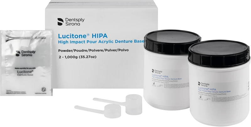 Lucitone® HIPA  Flasche  2 kg Pulver opaque geadert