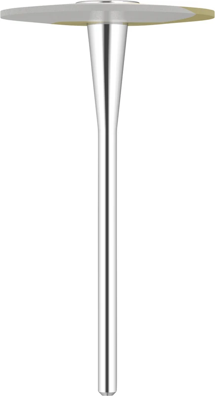 Omnipol für Zirkon\Keramik  Stück  Polierer gelb\weiß fein, HP, Linse groß, Ø 26 x 2 mm