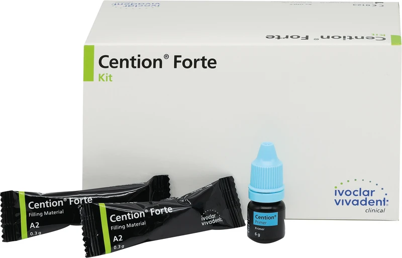 Cention® Forte  Kit  50 x 0,3 g Kapsel A2, 6 g Primer, 50 Applikatorpinsel