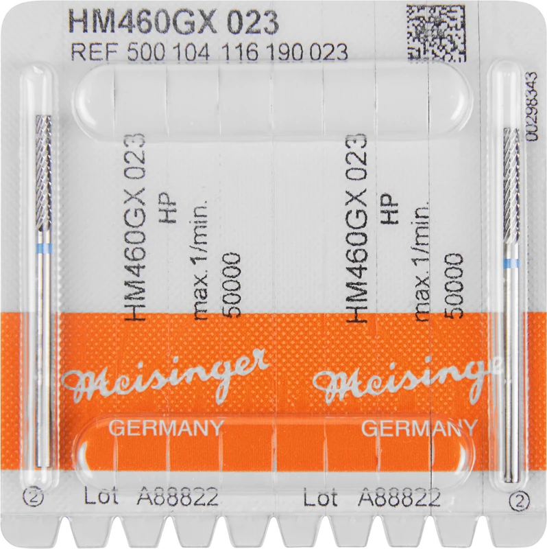 HM-Fräser GX  Packung  2 Stück kreuzverzahnt, blau standard, HP, Figur 116, 14 mm, ISO 023