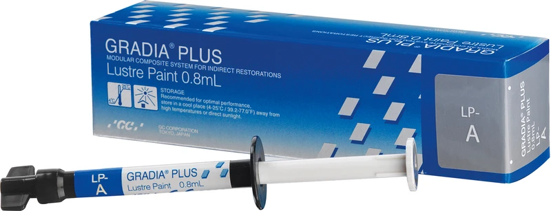 GC GRADIA® PLUS  Spritze  0,8 ml Paste Lustre Paint LP-A