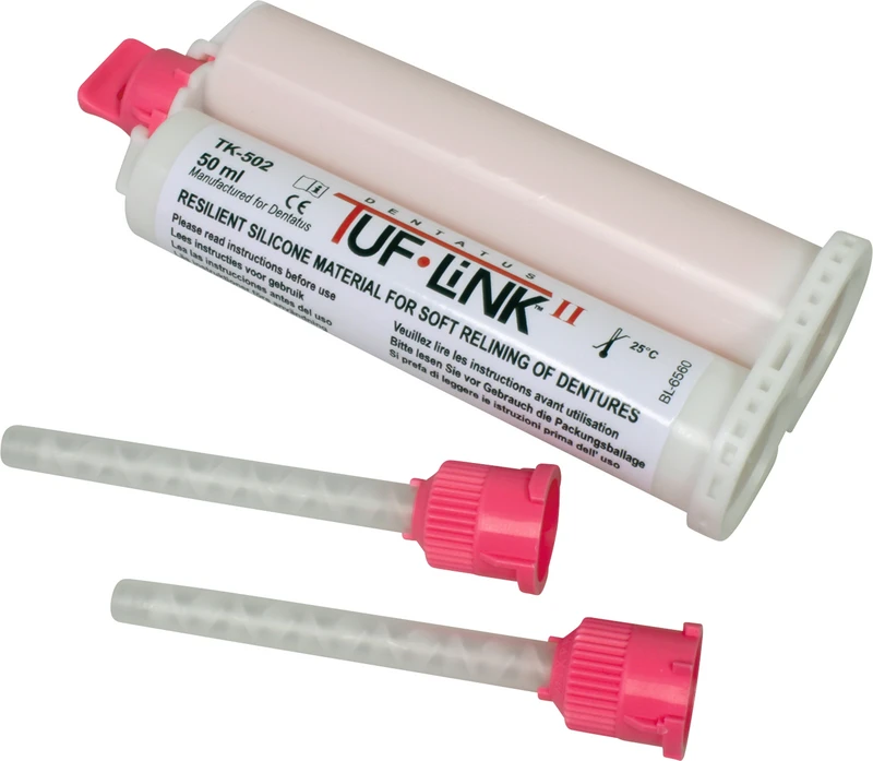 TUF-Link II Silikon   Packung  50 ml Kartusche, 10 Mischkanülen