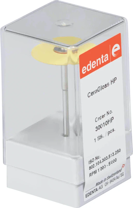 CeraGloss  Stück  gelb superfein, HP, Figur 303, 2 mm, ISO 250